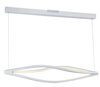 Foto para 7.6W Cyclone LED Pendant MW Matte White Acrylic PCB LED 42.25"8.75" (OA HT 10.5"-128.75")