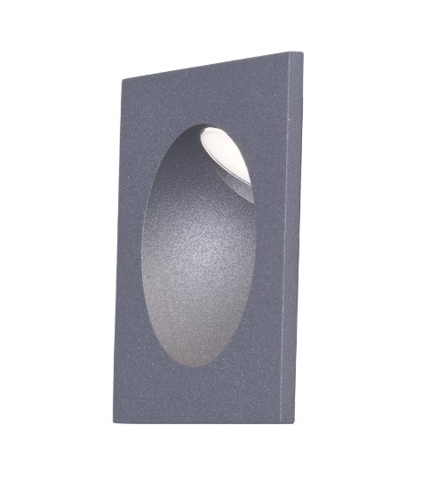 Foto para 2W Alumilux LED Outdoor Wall Sconce BZ PCB LED 3.25"x3.25"