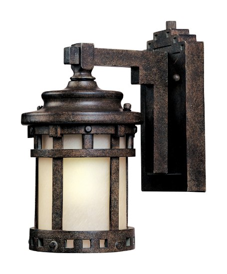 Picture of Santa Barbara LED 1-Light Outdoor Wall Lantern SE Mocha 11"x20"