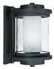 Foto para Lighthouse 1-Light Outdoor Wall AR Clear/Frosted MB Incandescent Incandescent 10"x15.5"