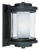 Foto para Lighthouse EE 1-Light Outdoor Wall AR Clear/Frosted GU24 Fluorescent Fluorescent 10"x15.5"