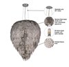 Picture of Vineyard 9-Light Pendant PC G9 Xenon Xenon (OA HT 31.5"-186") (CAN 4.72"x4.72"x0.98")