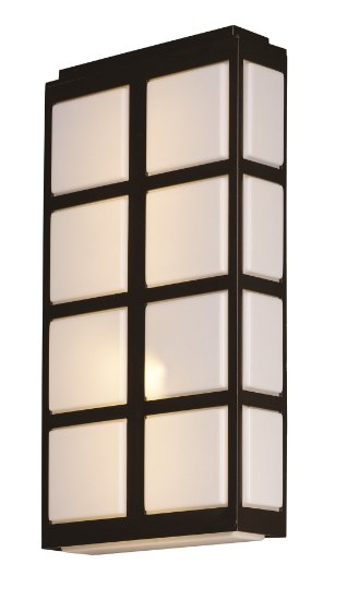 Picture of Packs LED Outdoor Wall Sconce MB White UV - Rated Polycarbo PCB LED 11"x20"