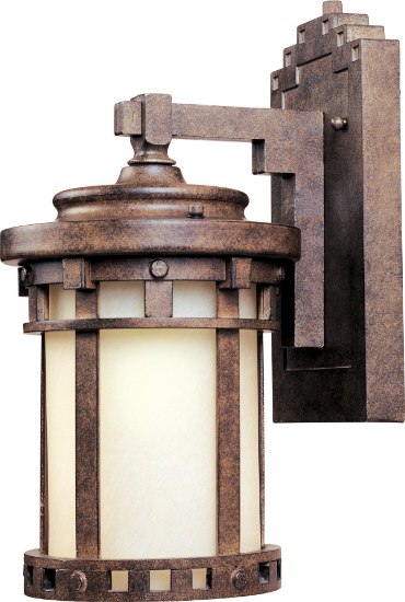 Picture of Santa Barbara LED 1-Light Outdoor Wall Lantern SE Mocha 5.5"x10"