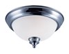 Foto para Novus 1-Light Flush Mount PC Satin White Opal Glass MB Incandescent Incandescent