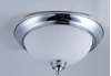 Picture of Novus 1-Light Flush Mount PC Satin White Opal Glass MB Incandescent Incandescent