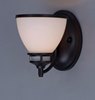 Picture of Novus 1-Light Wall Sconce OI Satin White Opal Glass MB Incandescent Incandescent