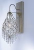 Picture of Twirl 1-Light Wall Sconce GS Beveled Crystal Crystal CA Incandescent Incandescent