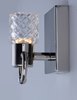 Picture of Crystol 1 Light LED Wall Sconce PN Clear Glass PCB LED