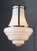 Picture of Retro 4-Light Pendant PN White Glass CA Incandescent E12 Incandescent (OA HT 32.5"-91.75") (CAN 5"x5"x0.75")36" Chain