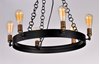 Picture of Noble 6-Light Chandelier BKNAB MB Incandescent Incandescent 36" Chain