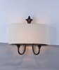 Foto para Bongo 1-Light Wall Sconce OI Linen Fabric MB Incandescent Incandescent