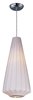 Picture of Cocoon 1-Light Pendant PC Imitation Silk MB Incandescent Incandescent 11"x11"x22.25" (OA HT 131.75")