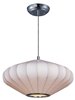 Picture of Cocoon 1-Light Pendant PC Imitation Silk MB Incandescent Incandescent 16"x16"x8" (OA HT 127.75")