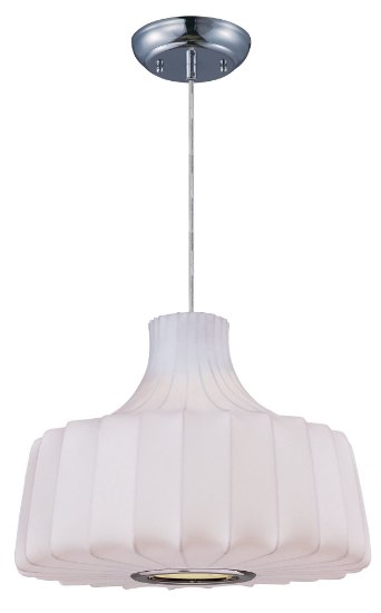 Picture of Cocoon 1-Light Pendant PC Imitation Silk MB Incandescent Incandescent 15.25"x15.25"x11" (OA HT 131")