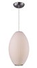 Picture of Cocoon 1-Light Pendant PC Imitation Silk MB Incandescent Incandescent 15"x15"x21" (OA HT 141")