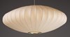 Picture of Cocoon 1-Light Pendant PC Imitation Silk MB Incandescent Incandescent 25"x25"x10" (OA HT 130") (CAN 5"x5"x1.25")