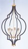 Picture of Crest 6-Light Chandelier OIAB CA Incandescent E12 Incandescent (OA HT 48.5"-85.5") (CAN 5"x5"x1.25")36" Chain