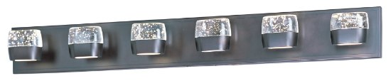 Foto para 3W Volt LED 12-Light Bath Vanity BZ Etched/Bubble