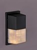 Picture of Wall Pak LED Wall Sconce BK Clear Glass PCB LED