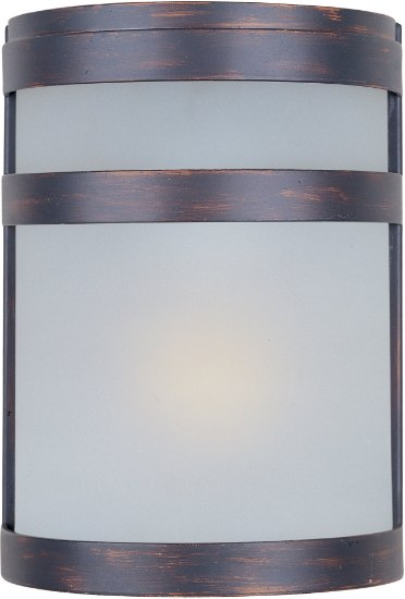 Picture of Arc LED 1-Light Outdoor Wall Lantern OI Frosted GU24 LED