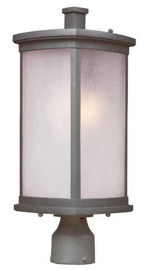 Picture of Terrace 1-Light Medium Outdoor Post PL Frosted Seedy MB Incandescent Incandescent