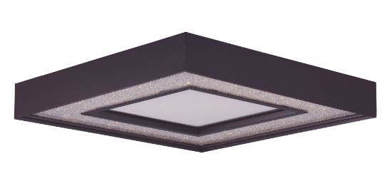 Picture of Splendor LED Flush Mount BZ Crystal Crystal Sand on Acry PCB LED 15.5"x15.5"x3.75" (CAN 9"x9"x1.5")