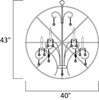 Picture of Orbit 12-Light Pendant ARPN CA Incandescent E12 Incandescent (CAN 5"x5"x1")36" Chain