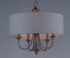 Picture of Bongo 5-Light Pendant SN Linen Fabric CA Incandescent Incandescent (OA HT 20.75"-56.75")36" Chain