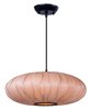 Picture of Norwood 1-Light Pendant BK Wood Veneer GU24 Fluorescent Fluorescent 20"x20"x7" (OA HT 127") (CAN 5.1"x5.1"x1.7")