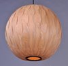 Picture of Norwood 1-Light Pendant BK Wood Veneer GU24 Fluorescent Fluorescent 20"x20"x20" (OA HT 140") (CAN 5.1"x5.1"x1.7")