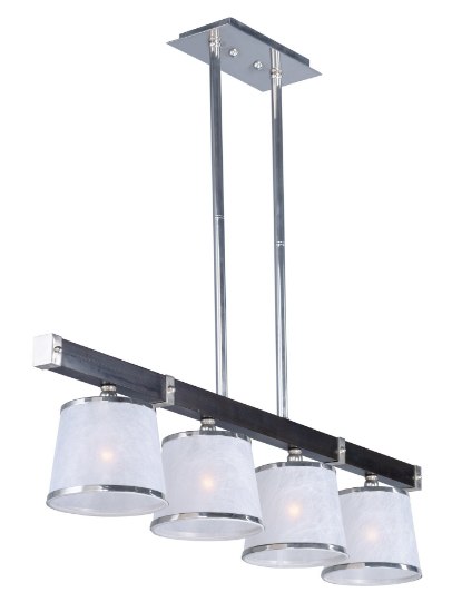 Picture of Maritime 4-light Linear Pendant WEPN Fiber Fabric MB Incandescent Incandescent (OA HT 10"-53.25") (CAN 11"x5.25"x1")