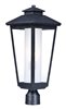 Foto para Aberdeen 1-Light Outdoor Post AT Clear/Frosted Glass MB Incandescent Incandescent