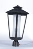 Foto para Aberdeen 1-Light Outdoor Post AT Clear/Frosted Glass MB Incandescent Incandescent