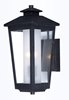 Foto para Aberdeen 1-Light Outdoor Wall AT Clear/Frosted Glass MB Incandescent Incandescent 7"x16"