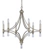 Picture of Regal 6-Light Pendant SG Clear CA Incandescent Incandescent (OA HT 32.5"-71.75") (CAN 5"x5"x1")36" Chain