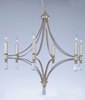 Picture of Regal 6-Light Pendant SG Clear CA Incandescent Incandescent (OA HT 32.5"-71.75") (CAN 5"x5"x1")36" Chain