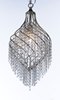 Picture of Twirl 1-Light Pendant GS Beveled Crystal Crystal CA Incandescent Incandescent 11.5"x11.5"x25" (OA HT 30"-67") (CAN 5"x5"x1.25")36" Chain