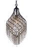 Foto para Twirl 1-Light Pendant OI Cognac Crystal CA Incandescent Incandescent 11.5"x11.5"x25" (OA HT 30"-67") (CAN 5"x5"x1.25")36" Chain