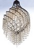 Foto para Twirl 1-Light Pendant OI Cognac Crystal CA Incandescent Incandescent 11.5"x11.5"x25" (OA HT 30"-67") (CAN 5"x5"x1.25")36" Chain