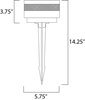 Picture of 3W Alumilux LED Pathway Wet BK PCB LED (CAN 4.75"x3.5"x0.75")