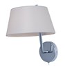 Foto para Hotel LED 1-Light Wall Sconce PC Wafer Linen GU24 LED 10"x12.5"