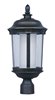 Foto para Dover EE 1-Light Medium Outdoor Pole/Post Lantern BZ Seedy/Frosted GU24 Fluorescent Fluorescent