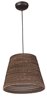 Picture of Java 1-Light Pendant BK Recycled Cardboard MB Incandescent Incandescent 17.25"x17.25"x14" (OA HT 16"-134") (CAN 5.1"x5.1"x1.7")