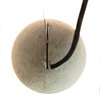 Picture of Crete 1-Light Pendant PC Concrete GU10 LED 8"x8"x7" (OA HT 8"-126.5") (CAN 4.72"x4.72"x0.98")