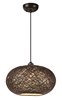 Picture of Bali 1-Light Chandelier Hemp String MB Incandescent Incandescent 15.75"x15.75"x10" (OA HT 131") (CAN 5"x5"x1.25")