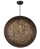 Picture of Bali 1-Light Chandelier Hemp String MB Incandescent Incandescent 24"x24"x24" (OA HT 145") (CAN 5"x5"x1.25")