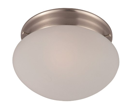 Foto para Essentials - 588x-Flush Mount SN Frosted Glass MB Incandescent Incandescent (OA HT 4.5")