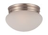 Picture of Essentials - 588x-Flush Mount SN Frosted Glass MB Incandescent Incandescent (OA HT 4.5")