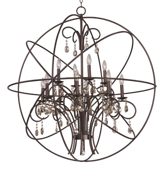 Picture of Orbit 12-Light Pendant OI CA Incandescent E12 Incandescent (CAN 5"x5"x1")36" Chain